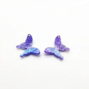 Butterfly Shape Charm for Earrings DIY - 50pcs - 32x30mm