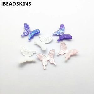 Butterfly Shape Charm for Earrings DIY - 50pcs - 32x30mm