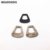 Trapezoid Acrylic Marble Charm for Stud Earring 100pcs