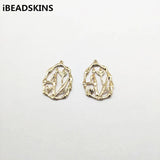 Bamboo Shape Charm Copper Jewelry Accessories for Earrings DIY