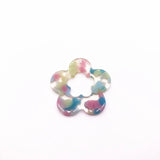 50pcs Acetic Acid Flower Charms for Earrings - Jewelry Findings