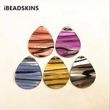 100pcs Acrylic Stripe Drop Charms for DIY Earring Making