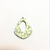 Acetic Acid Marble Crack Drop Charms for Jewelry DIY
