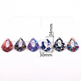 Acetic Acid Drop Shape Charm for Earrings - 50pcs/lot