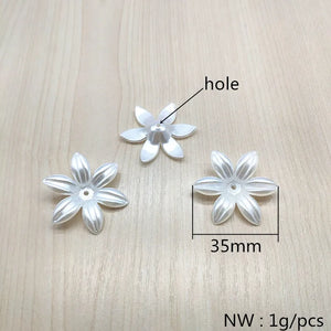 35mm 460pcs Flower Beads for Necklace Jewelry DIY Making