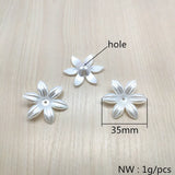 35mm 460pcs Flower Beads for Necklace Jewelry DIY Making
