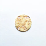 35mm Coin-Shape Acetic Acid Charm for Stud Earrings, 50pcs