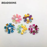 Acetic Acid Flower Charms for Earrings Accessories (50pcs)