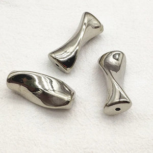 100pcs Twisted Shape Beads for DIY Jewelry Making