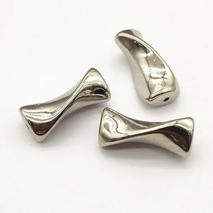 100pcs Twisted Shape Beads for DIY Jewelry Making