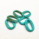 Acrylic Marble Oval Beads 35x25mm 260pc for Earrings DIY