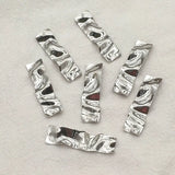 Copper Geometric Shape Earring Charms, 100pcs
