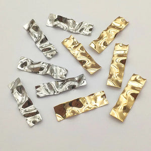 Copper Geometric Shape Earring Charms, 100pcs