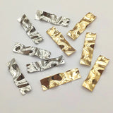 Copper Geometric Shape Earring Charms, 100pcs
