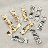 Copper Geometric Shape Earring Charms, 100pcs