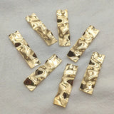 Copper Geometric Shape Earring Charms, 100pcs