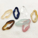 Oval Shape Charm for Necklace Earring DIY - 100pcs
