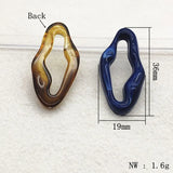 Oval Shape Charm for Necklace Earring DIY - 100pcs