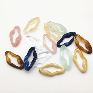 Oval Shape Charm for Necklace Earring DIY - 100pcs