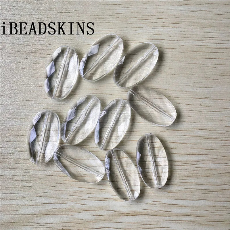 Acrylic Oval Faceted Shape Beads for Jewelry Making