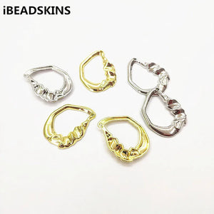 Drop Shape Earring Charms, Zinc Alloy, 36x27mm, 50pcs