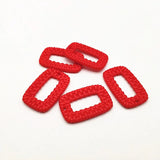 100pcs Acrylic Rectangle Charm for Earrings, Jewelry Making DIY