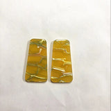 100pcs 37x20mm Acrylic Trapezoid Charms for Earrings DIY