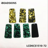 Acrylic Ice Crack Trapezoid Charms for Jewelry DIY (50pcs)