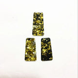 Acrylic Ice Crack Trapezoid Charms for Jewelry DIY (50pcs)