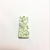 50pcs Marble Crack Trapezoid Charms for Earring/Jewelry DIY