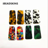 Acetic Acid Marble Trapezoid Charms for Earring/Jewelry Making