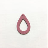 Drop-shape Wood Charm for Jewelry DIY Making, 200pcs