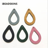 Drop-shape Wood Charm for Jewelry DIY Making, 200pcs