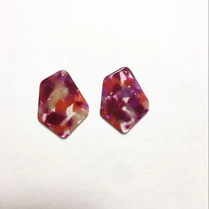 100pcs Acetic Acid Irregular Shape Charm for Earring DIY