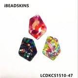 100pcs Acetic Acid Irregular Shape Charm for Earring DIY