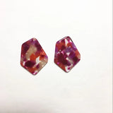 100pcs Acetic Acid Irregular Shape Charm for Earring DIY