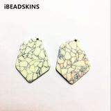 50pcs Acetic Acid Marble Charms for Earring/Jewelry DIY