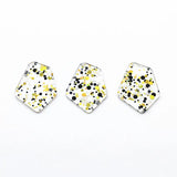 37x28mm Irregular Sequin Charm for DIY Earrings, 100pcs