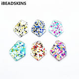 37x28mm Irregular Sequin Charm for DIY Earrings, 100pcs