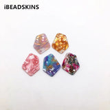 50pcs Acetic Acid Irregular Shape Charms for Earring Accessories