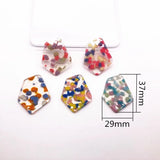 Acetic Acid Irregular-Shape Charm Earring Accessories 50pcs