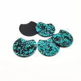 Acrylic Round-Shape Charm for Earrings, 50pcs