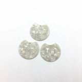 Round Acetic Acid Charm for Earrings DIY 50pcs/lot