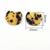 Round Acetic Acid Charm for Earrings DIY 50pcs/lot