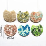 Round-shape Charm for Earring Accessories, 50pcs/lot