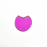 100pcs Neon Effect Round Charms for Earrings DIY