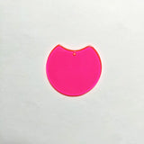 100pcs Neon Effect Round Charms for Earrings DIY