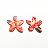 Acetic Acid Starfish Charms for Earrings, 50pcs