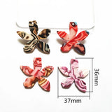 Acetic Acid Starfish Charms for Earrings, 50pcs