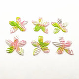 Acetic Acid Stripe Starfish Charm Earring Accessories 50pcs